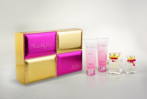 Esmé Rene Women's Perfume Gift Set - 3.4oz Eau de Parfum Spray + 1.7oz Perfume + 4oz Body Lotion + 4oz Shower Gel | Luxury Fragrance Gift for Her, Birthday, Anniversary & Valentine's Day