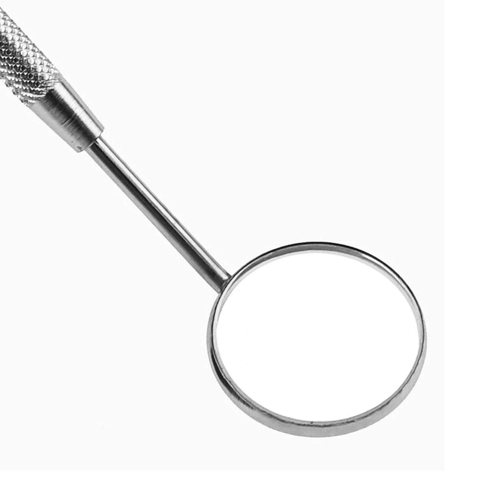Professional Stainless Steel Round Lash Mirror for Eyelash Extensions - Silver | Perfect for Eyelash Technicians, Salon Professionals & Home Use | Essential Eyelash Extension Tools & Accessories