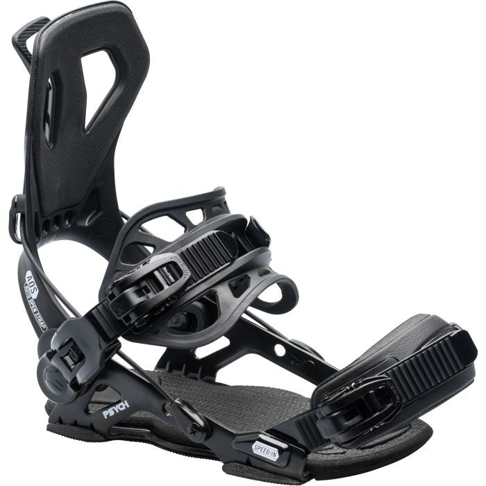 GNU 2024 Psych Snowboard Bindings - High-Performance for Freestyle & All-Mountain Riding - Perfect for Park, Powder & Backcountry Adventures