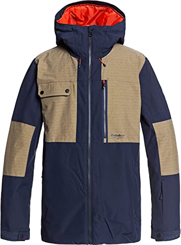 Quiksilver Tamarack Men's Waterproof Winter Jacket - Lightweight Insulated Ski Coat for Snowboarding & Outdoor Adventures