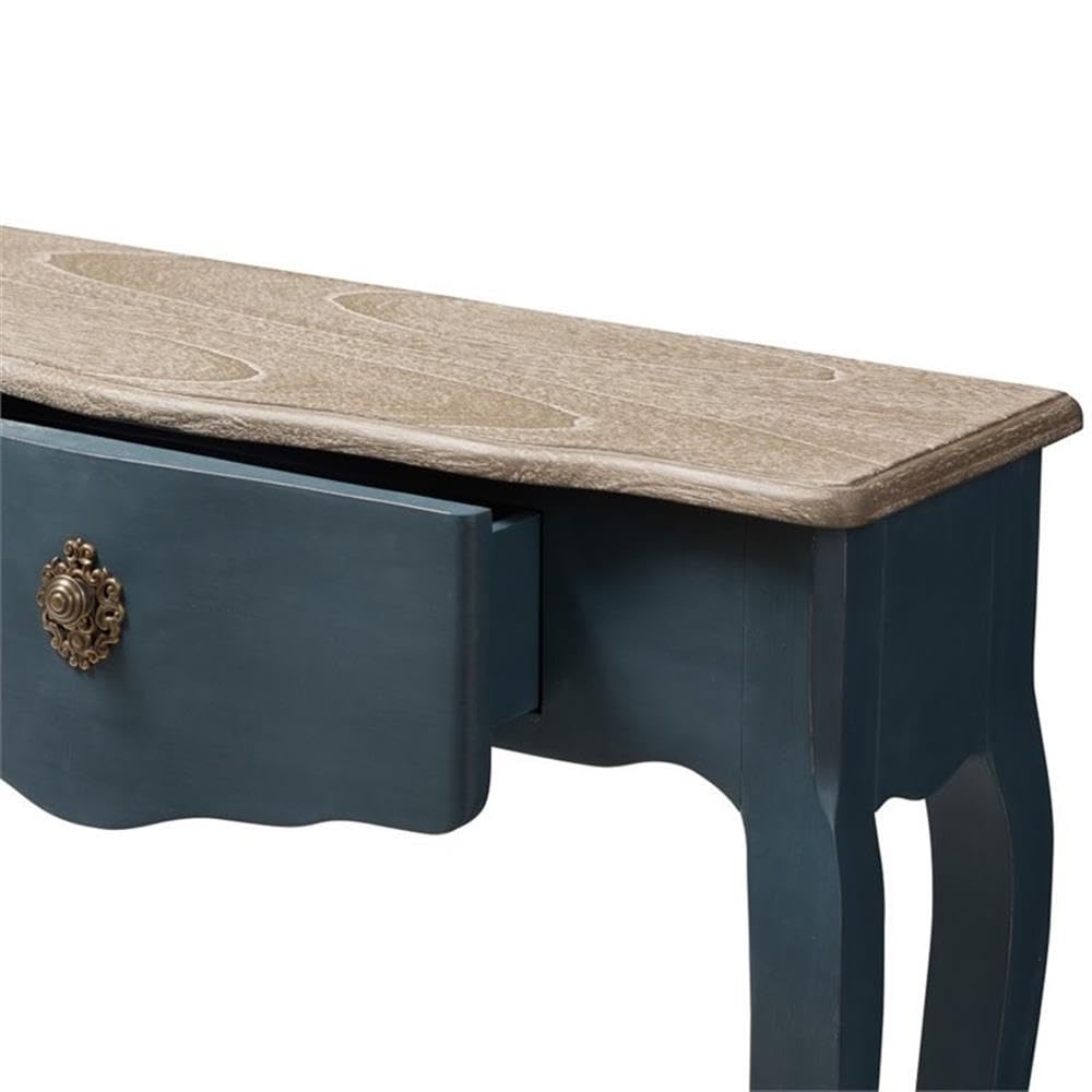 BOWERY HILL Provincial Blue Spruce Console Table - Entryway Sofa Table, Hallway Accent Furniture for Living Room & Bedroom Decor