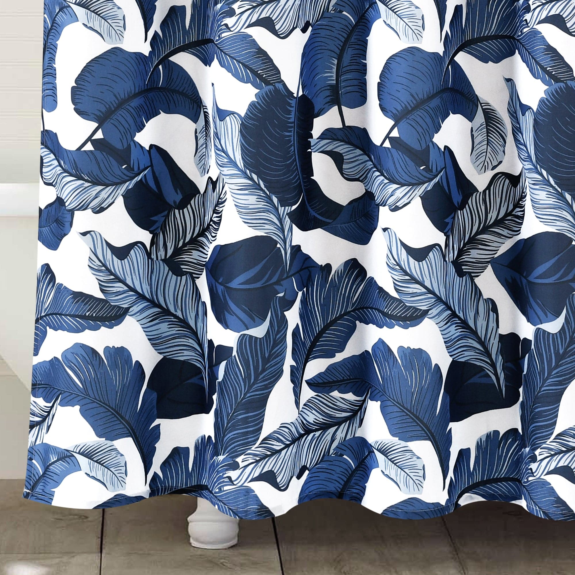 Tropical Paradise Shower Curtain - Waterproof Bathroom Decor with Vibrant Palm Leaf Design - Perfect for Beach, Coastal, or Vacation Themed Bathrooms