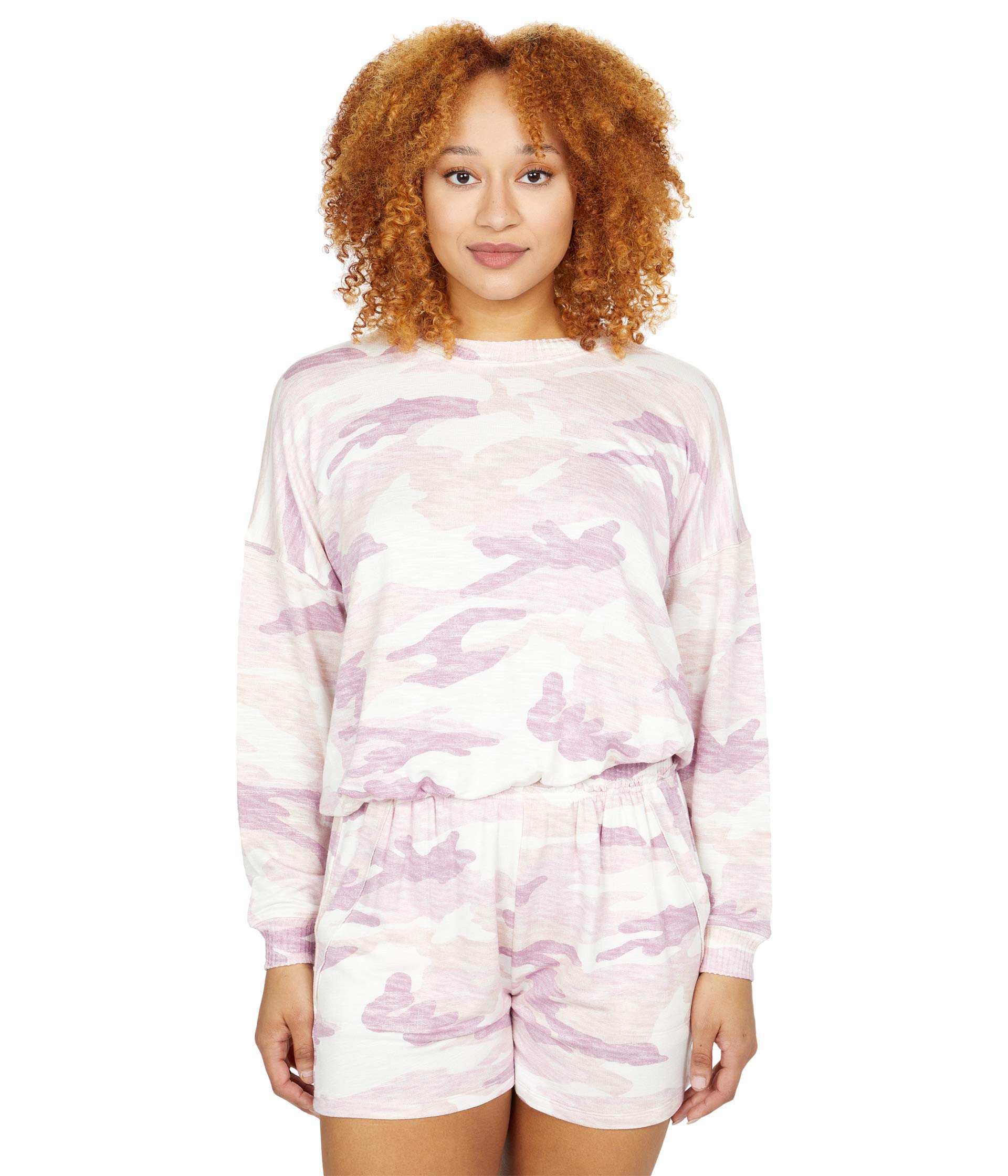 Stylish Camo Bubble Pullover Sweatshirt for Women - Cozy Fleece Hoodie for Outdoor Adventures, Casual Wear & Street Fashion