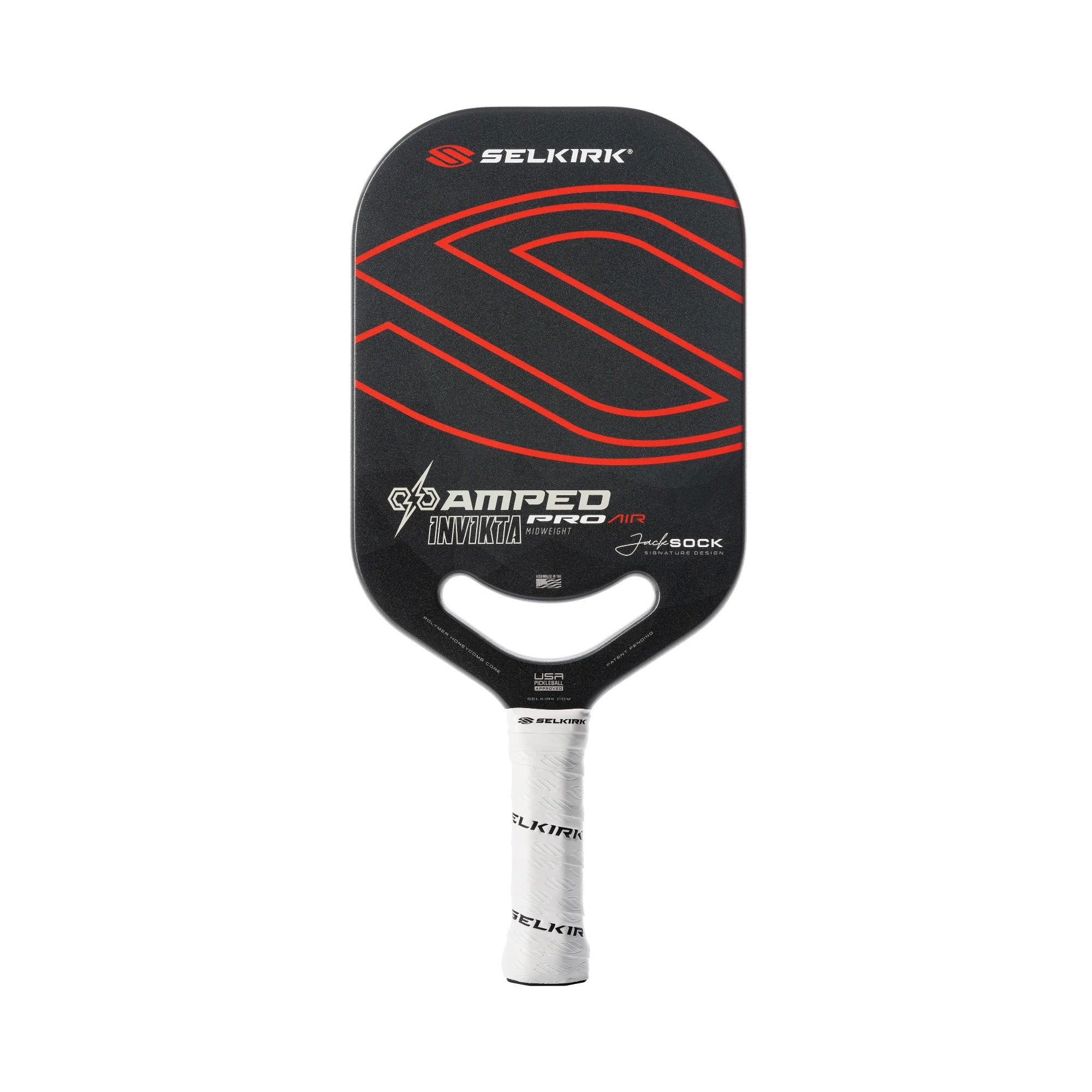 Selkirk AMPED Pro Air Pickleball Paddle - Official Jack Sock Signature Series | Lightweight Carbon Fiber Design for Power & Control | Perfect for Tournament Play & Competitive Pickleball Games