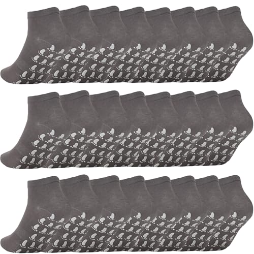 Foot Pattern/Grey(12 Pairs)