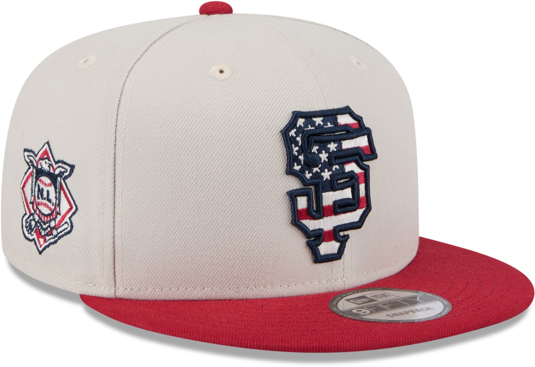 San Francisco Giants New Era 9Fifty MLB 2024 July 4th Snapback Cap - Official Team Logo Baseball Hat for Men & Women - Perfect for Game Day, Fourth of July Celebrations & Casual Streetwear