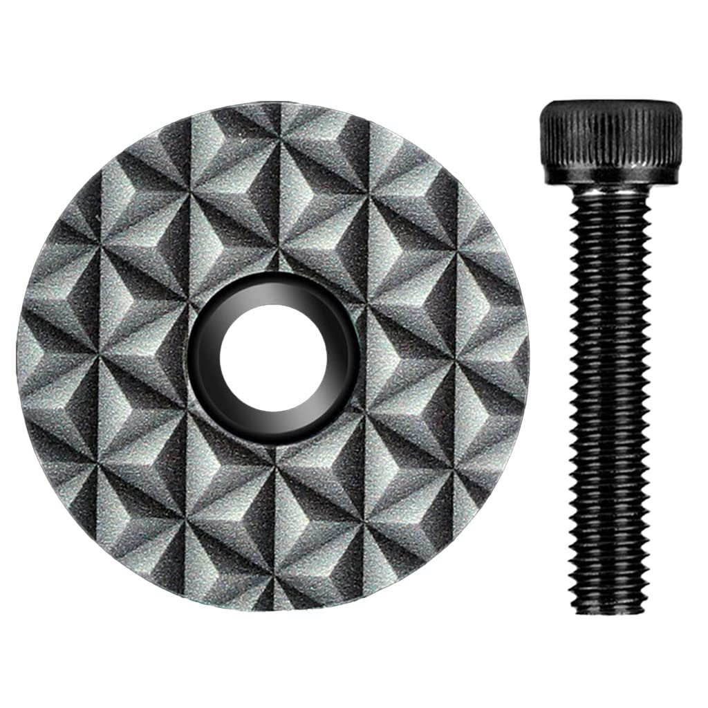 Premium Aluminum Alloy Bike Stem Cap - Durable Headset Top Cover with Screws for MTB, Road Bikes | Perfect for Cycling Maintenance & Bike Upgrades