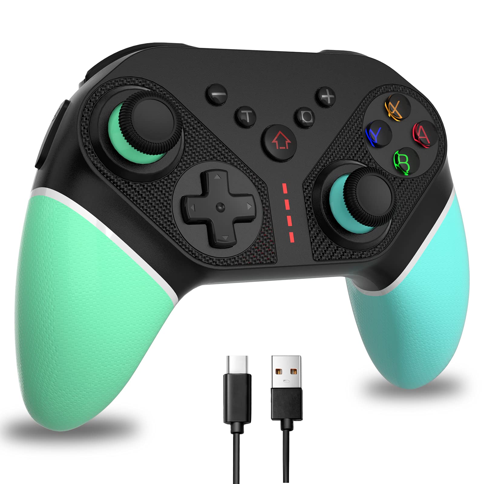 Wireless Pro Controller for Nintendo Switch & Switch Lite - Vibration, Gyro Motion Controls, Ergonomic Gamepad for Gaming | Perfect for Mario Kart, Zelda & Multiplayer Games