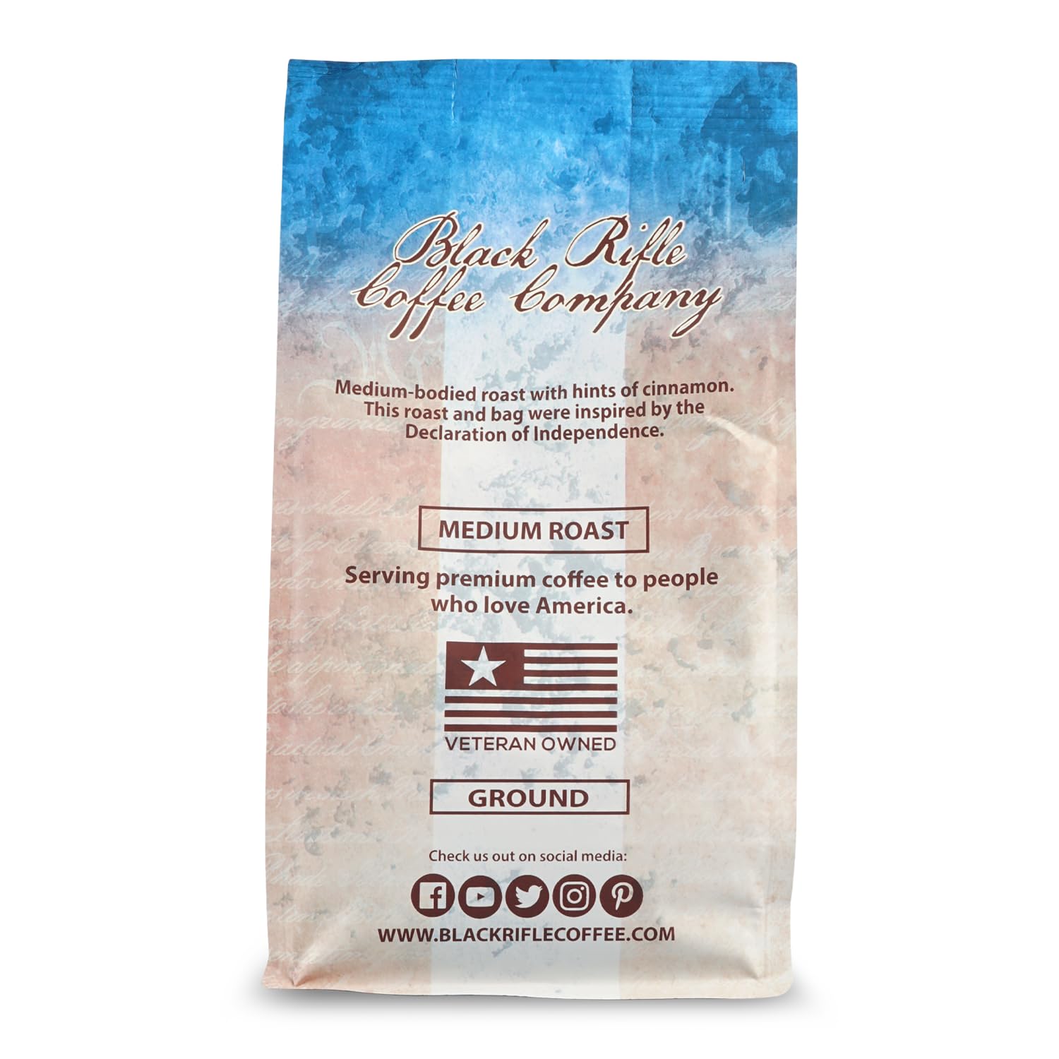 Black Rifle Coffee Company Freedom Roast Medium Roast Ground Coffee - 12 oz Bag | Premium American Coffee for Home, Office & Outdoor Adventures