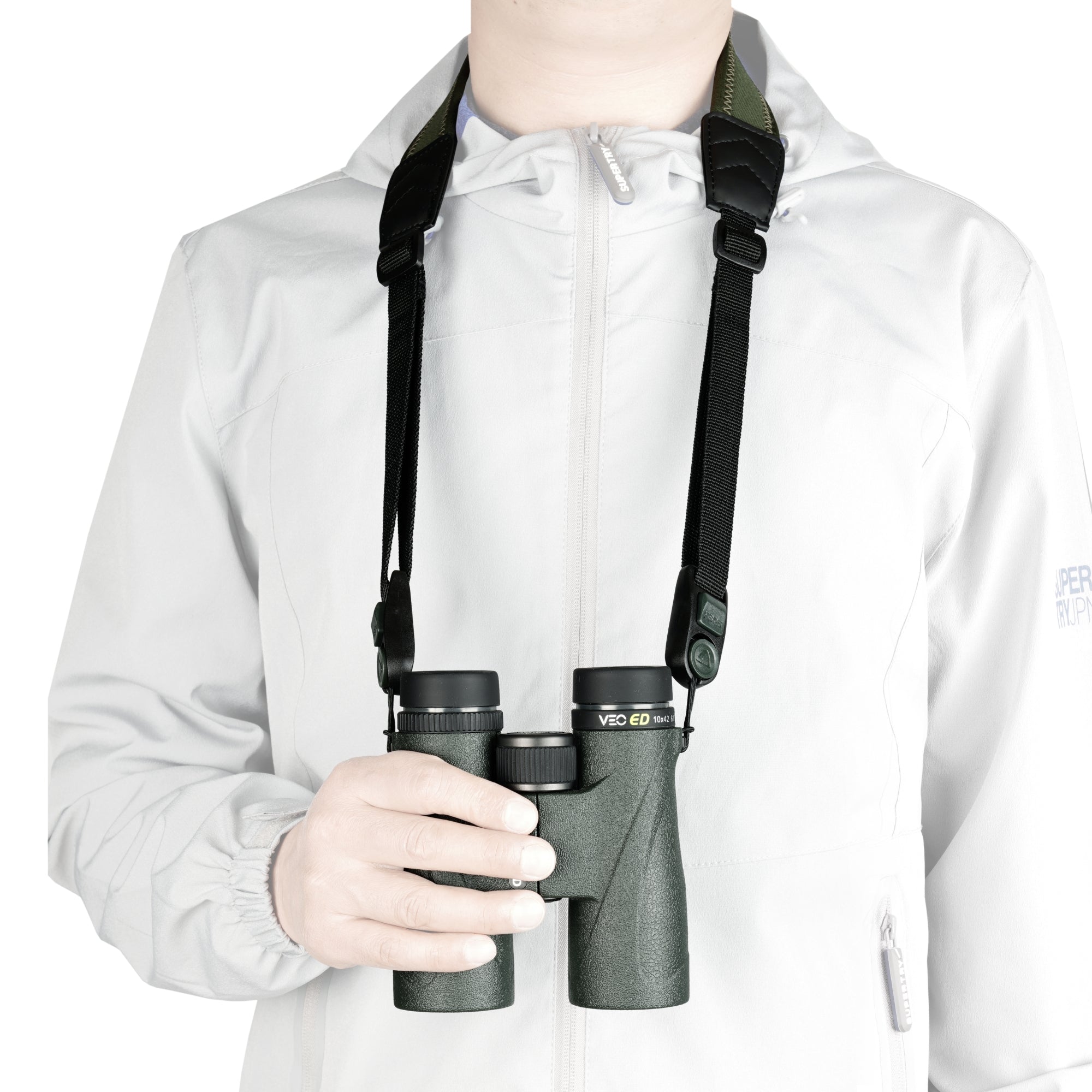VEO ED 10x42 Binoculars with ED Glass - Premium Hunting & Bird Watching Gear Includes Digiscope Adapter, Harness, Deluxe Strap & Lifetime Warranty - Perfect for Outdoor Adventures, Wildlife Observation & Travel