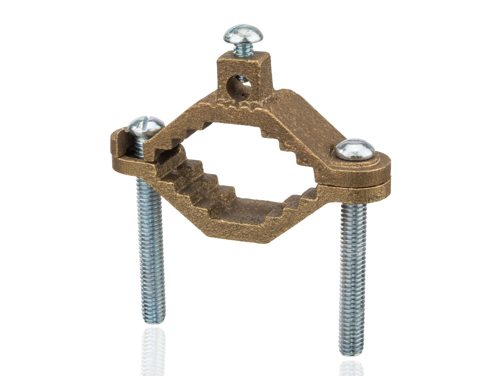 NSI G-2 Heavy Duty Bronze Ground Clamp for 1-1/4