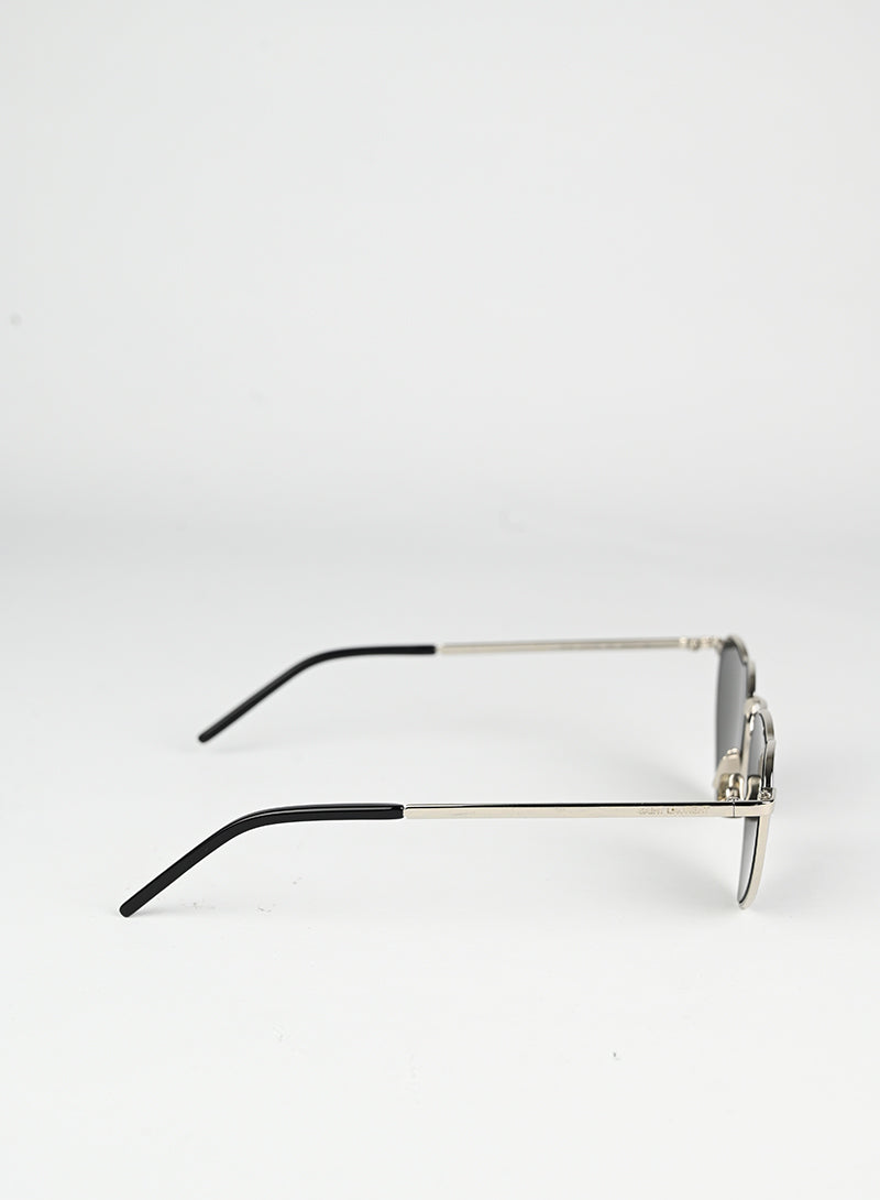Saint Laurent Heart-Shaped Black Sunglasses - Luxury Fashion Sunglasses for Women, Perfect for Summer Outfits & Beach Vacations