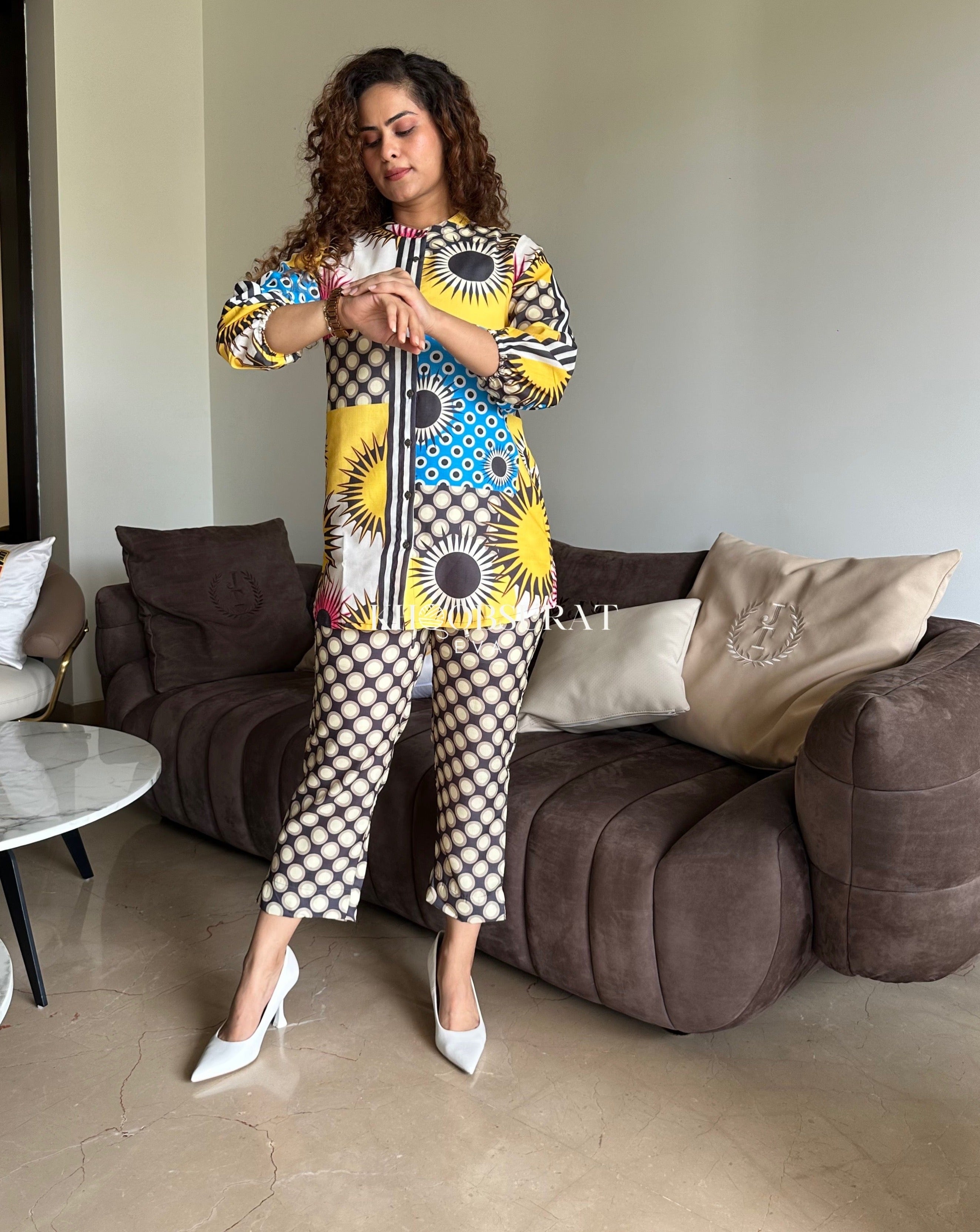 BOSS BABE COORD SET - Stylish Women's Matching Outfit Set | Perfect for Work, Office Wear & Business Casual | Fashionable Two-Piece Set for Professional Women