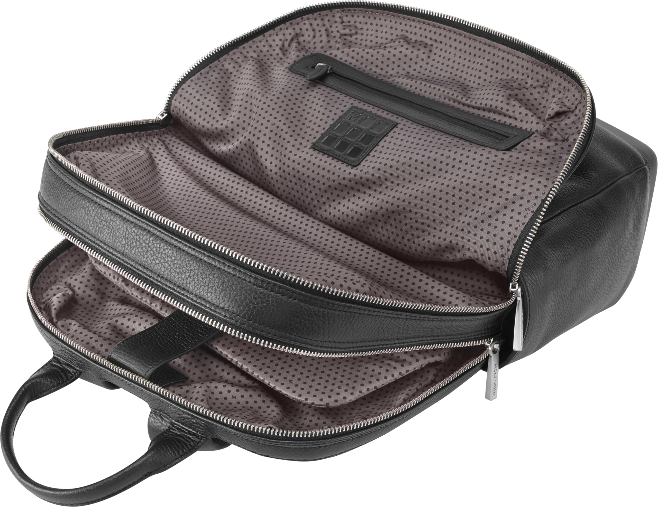 Moleskine Classic Pro Leather Backpack - Professional Office Laptop Backpack for 15