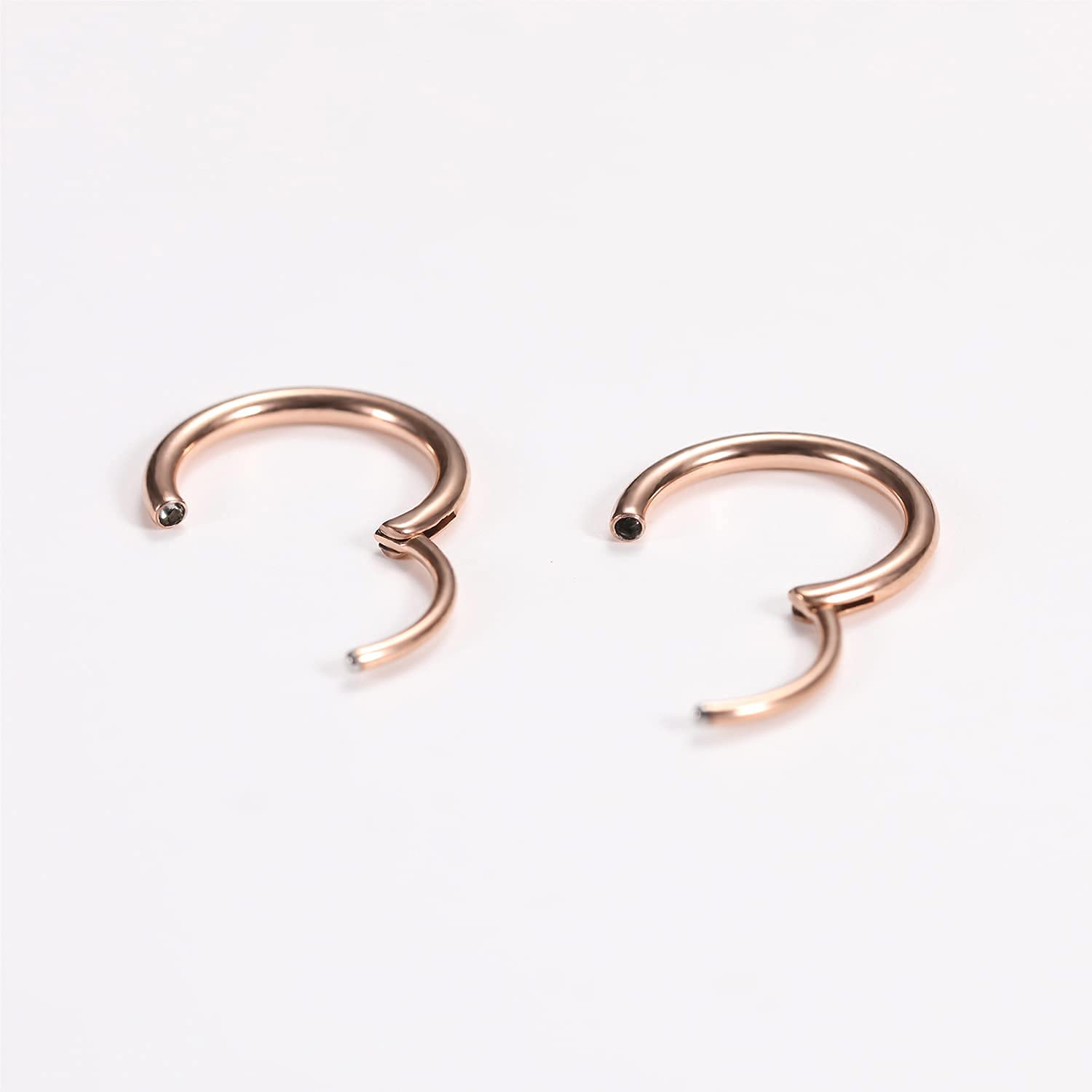 20G Hoop Earrings for Women & Girls - 316L Surgical Steel Hypoallergenic Cartilage Earrings - 2 Piece Set - Perfect for Everyday Wear & Piercing Jewelry