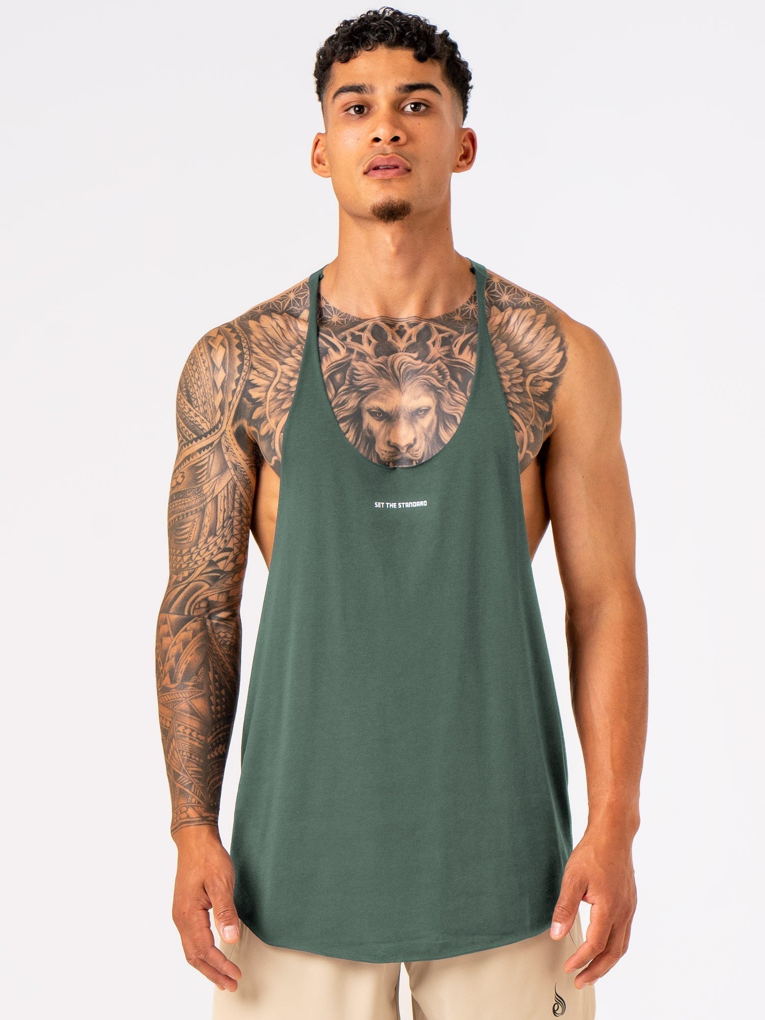 Arnie T-Shirt for Men - Soft Cotton Fern Green Tee - Casual Wear for Everyday Comfort & Style