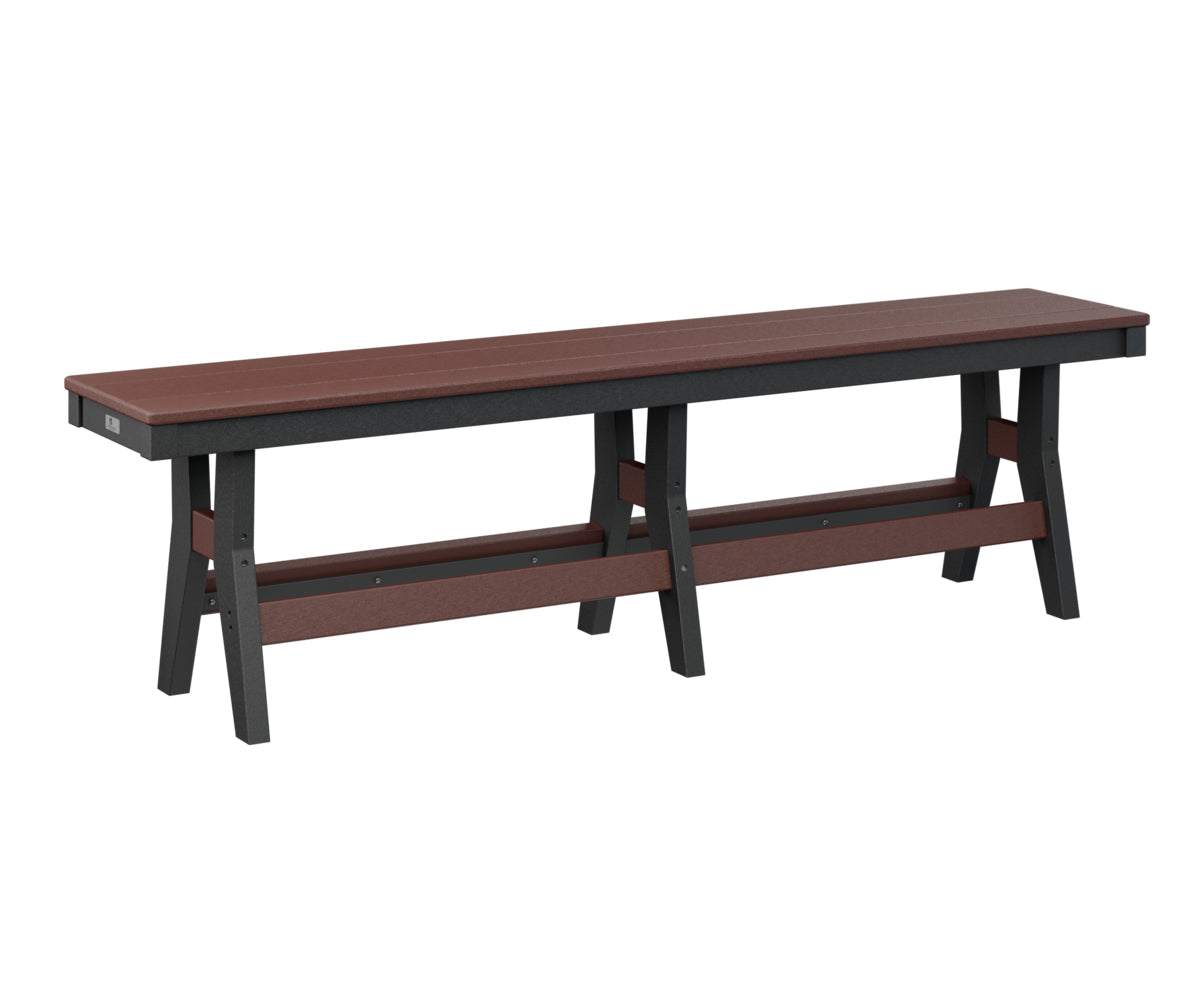 Berlin Gardens Harbor 66 Dining Bench - Outdoor Patio Furniture Set with Weather-Resistant Teak Wood - Perfect for Backyard, Garden, and Poolside Dining Areas