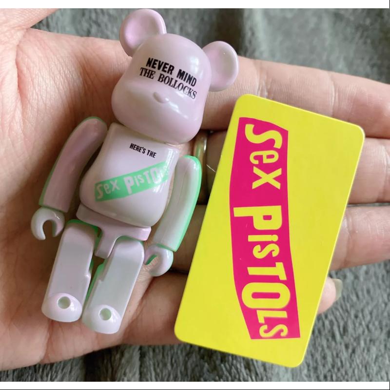 Bearbrick Series 29 ARTIST Sex Pistols 100% Collectible Vinyl Figure - Punk Rock Decor, Limited Edition Art Toy for Display & Gifting