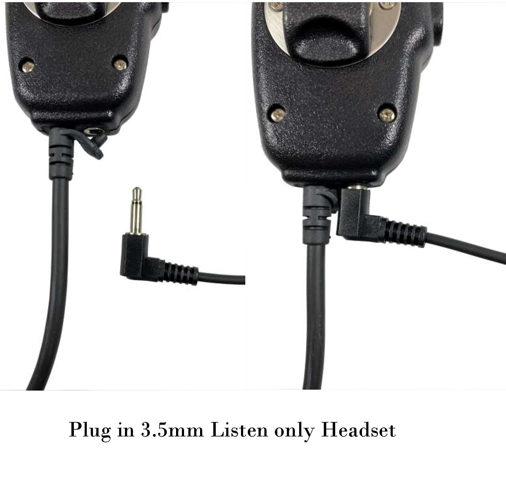 Kenwood HRM16 Two Way Radio Palm Speaker Mic - Hands-Free Communication for Security, Construction & Outdoor Activities