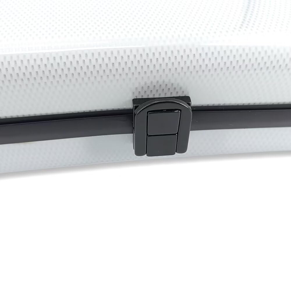 Premium White Upright Double Bass Bow Case - Holds 1-2 French/German Bows - Carbon Fiber Hard Protection Case with Adjustable Shoulder Strap - Ideal for Orchestra Performances, Music School & Professional Musicians