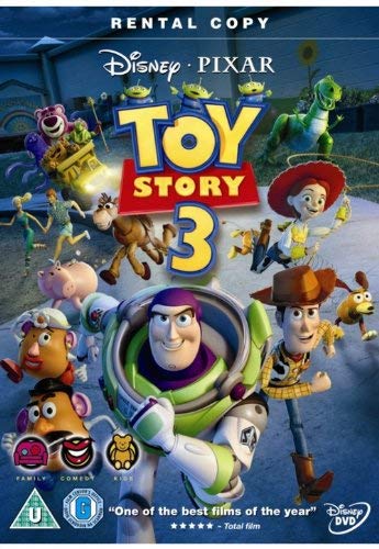 Toy Story 3 DVD - Animated Family Movie with Woody & Buzz Lightyear | Perfect for Kids Birthday Gifts & Movie Nights