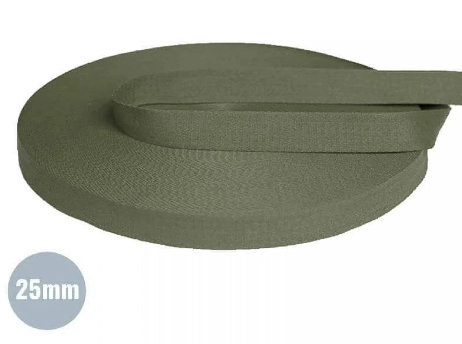 25mm Cotton Webbing - Heavy Duty Natural Cotton Straps for DIY Crafts, Sewing Projects & Bag Making - Perfect for Handles, Belts & Home Decor Accessories