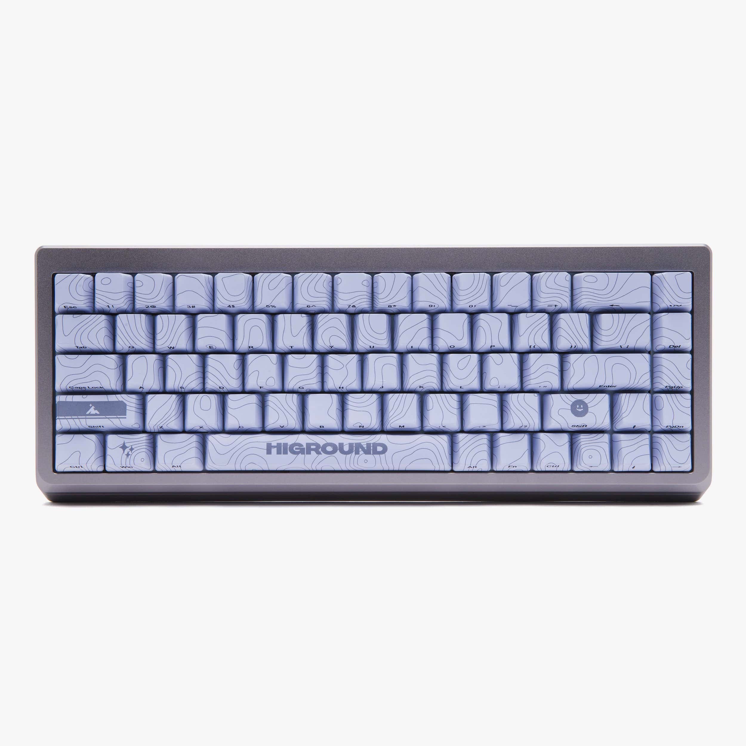 Higround Summit 2.0 65% Mechanical Keyboard - SLATE Edition | Compact Wired Gaming Keyboard for PC & Mac | Perfect for Esports, Office Work & Typing Enthusiasts