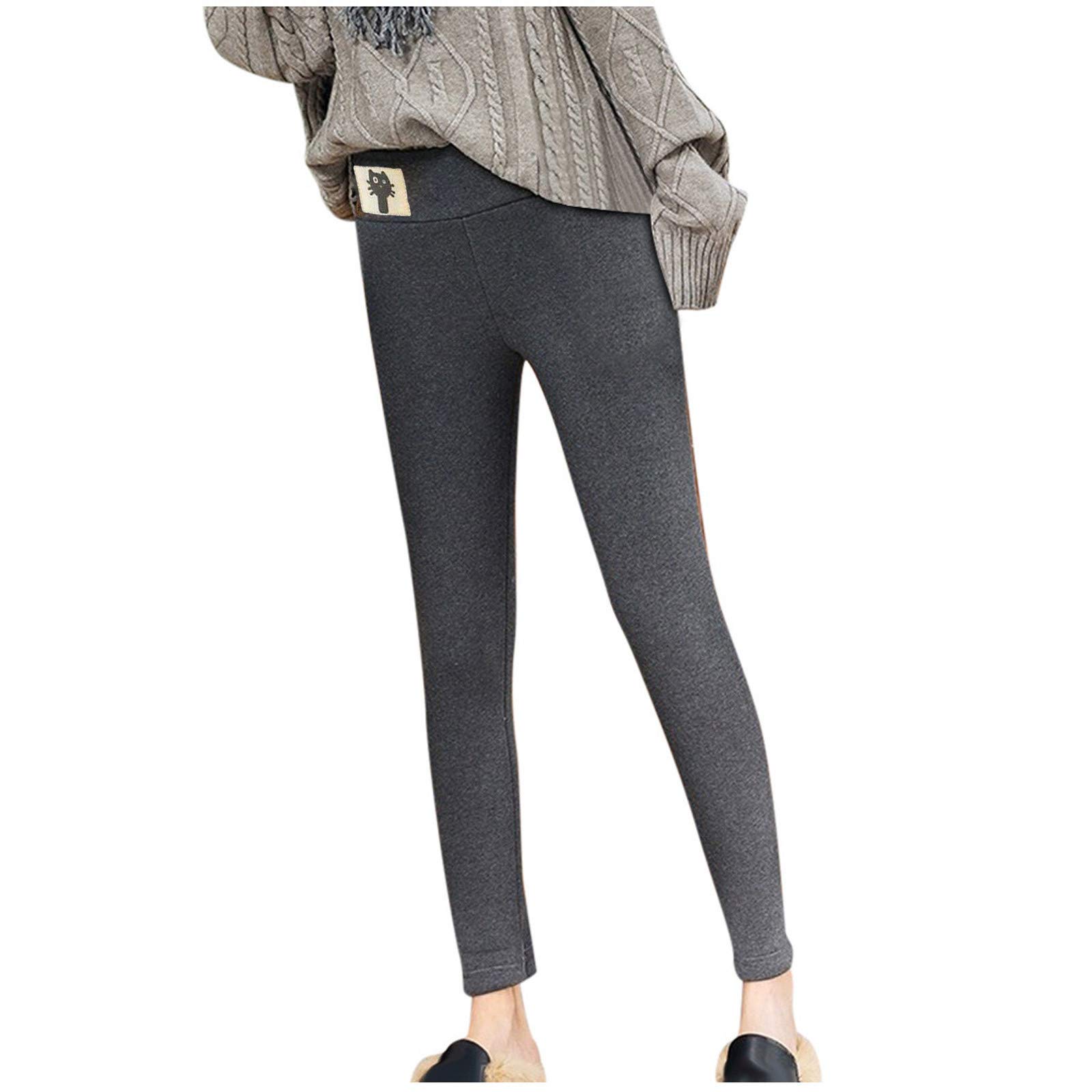 Women's High Waist Thermal Underwear Pants - Long Printed Warm Casual Bottoms for Winter | Perfect for Layering, Outdoor Activities & Cold Weather Comfort