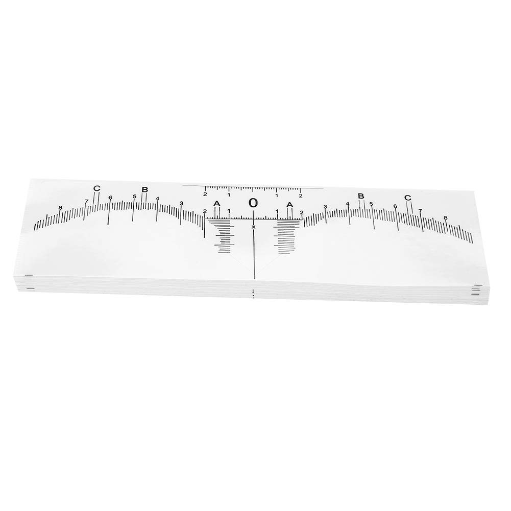 50Pcs Eyebrow Tattoo Stencil Kit - Professional Eyebrow Ruler & Microblading Measuring Tool for Perfect Eyebrow Shaping | Makeup Artist Essential | Salon, Home & Professional Use