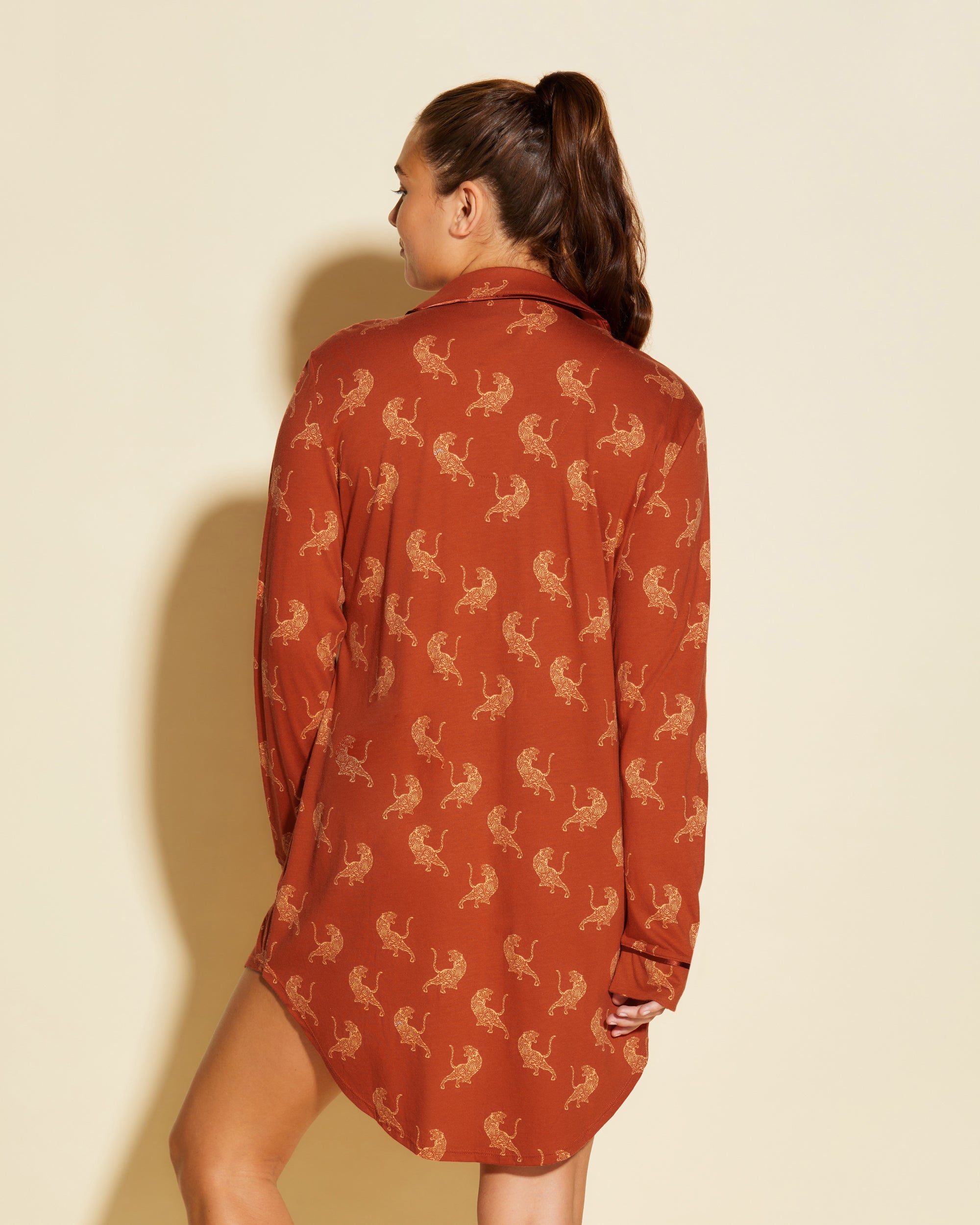 Printed Nightgown for Women - Soft & Comfortable Sleepwear - Perfect for Relaxing at Home or Lounging in Bed