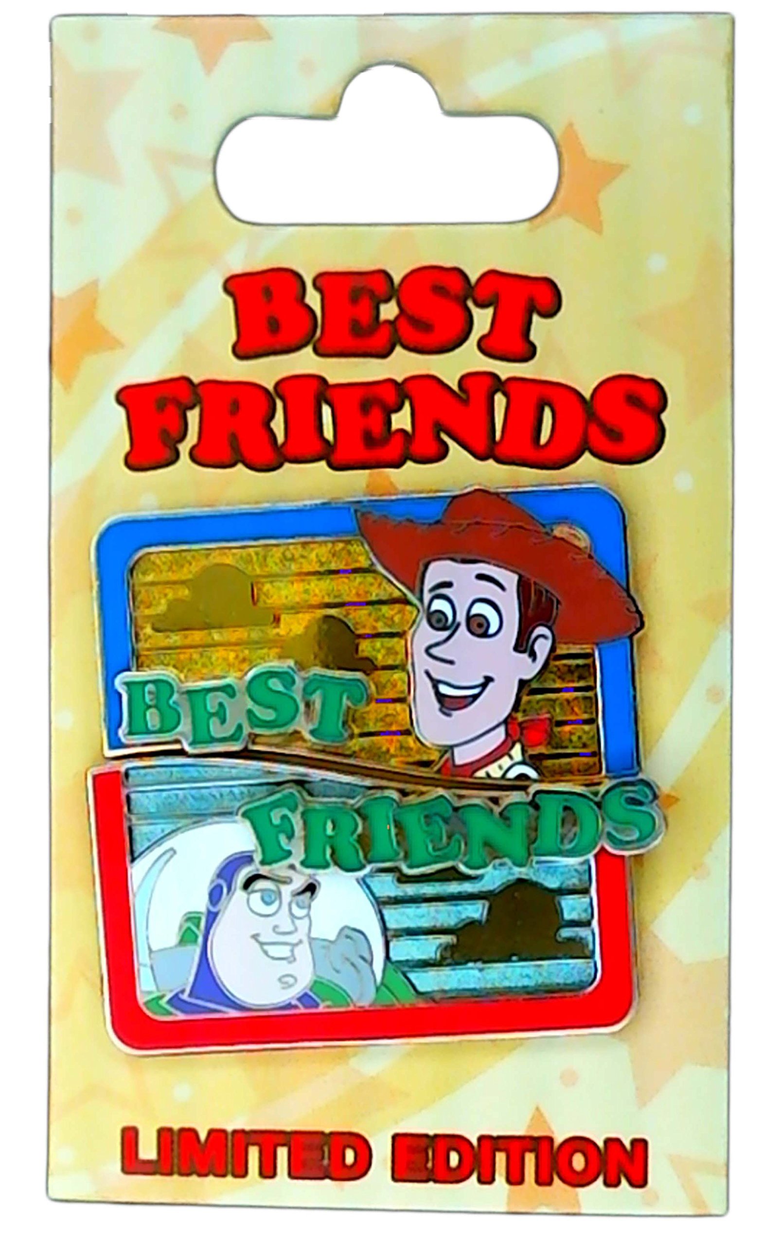 Disney Pin Best Friends Series - Buzz and Woody 2 Pin Set for Collectors, Disney Fans & Pin Trading Enthusiasts | Perfect for Backpacks, Jackets & Disney Park Accessories