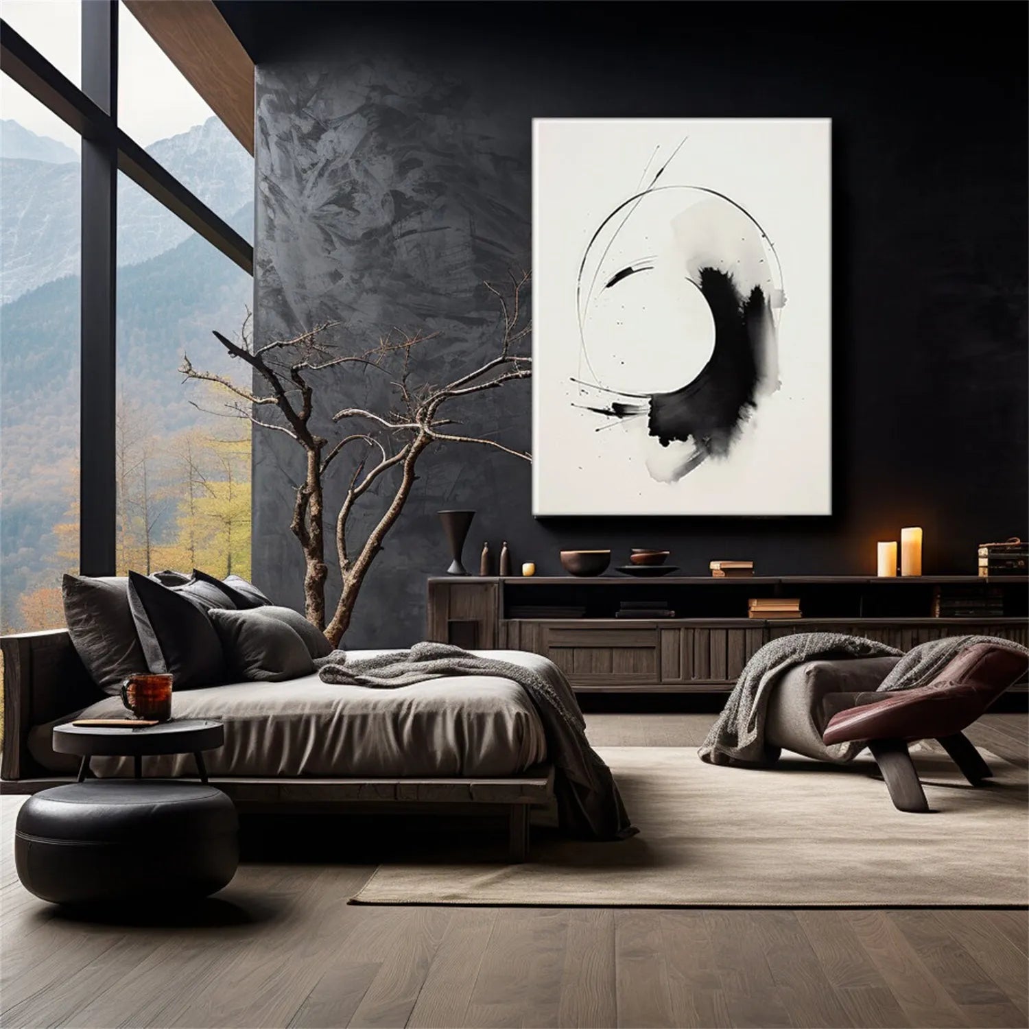White Minimalist Textured Painting Canvas - Modern Abstract Wall Art for Home & Office Decor | Perfect for Living Room, Bedroom & Studio | #MM289