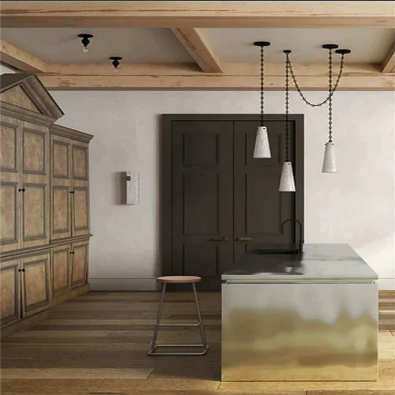 Cassie Alabaster Marble Modern 3-Light Pendant Light Fixture - Elegant Dining Room, Kitchen Island or Entryway Lighting