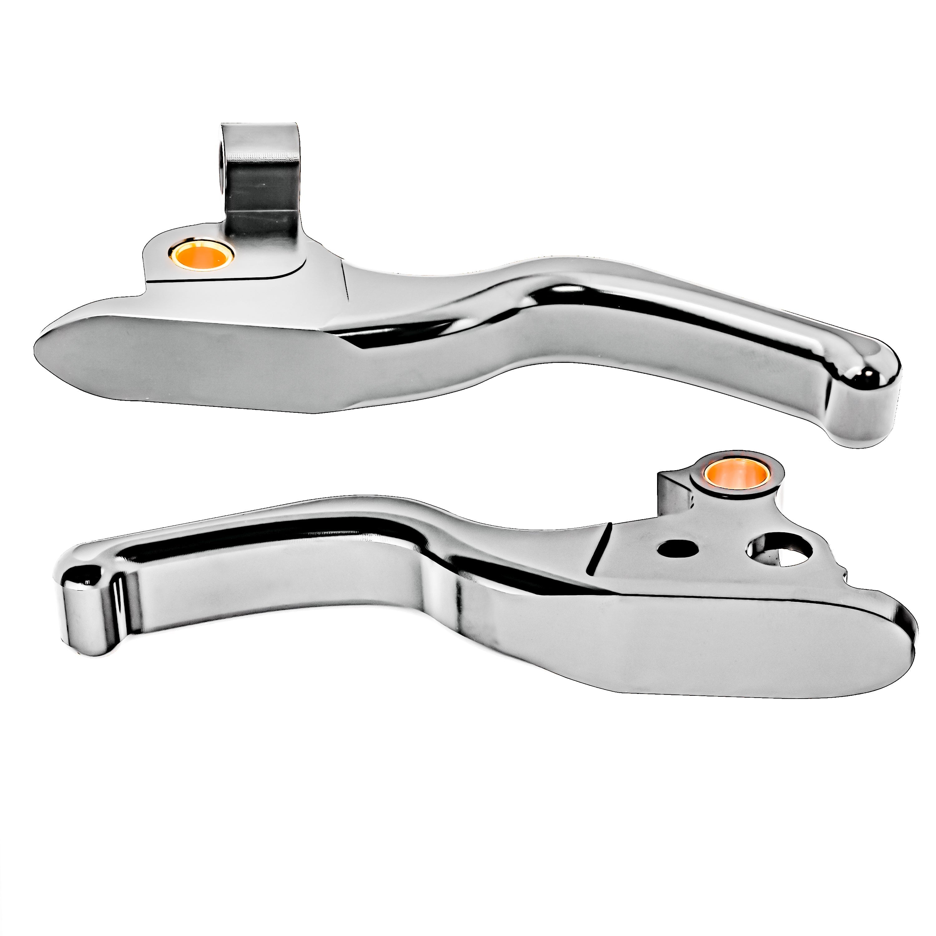 Eagle Lights SPEEDSHIFT Shorty Brake & Clutch Lever Set for 2008-2013 & 2021-2024 Harley Davidson Touring Models - Motorcycle Upgrade for Enhanced Control & Comfort on Long Rides