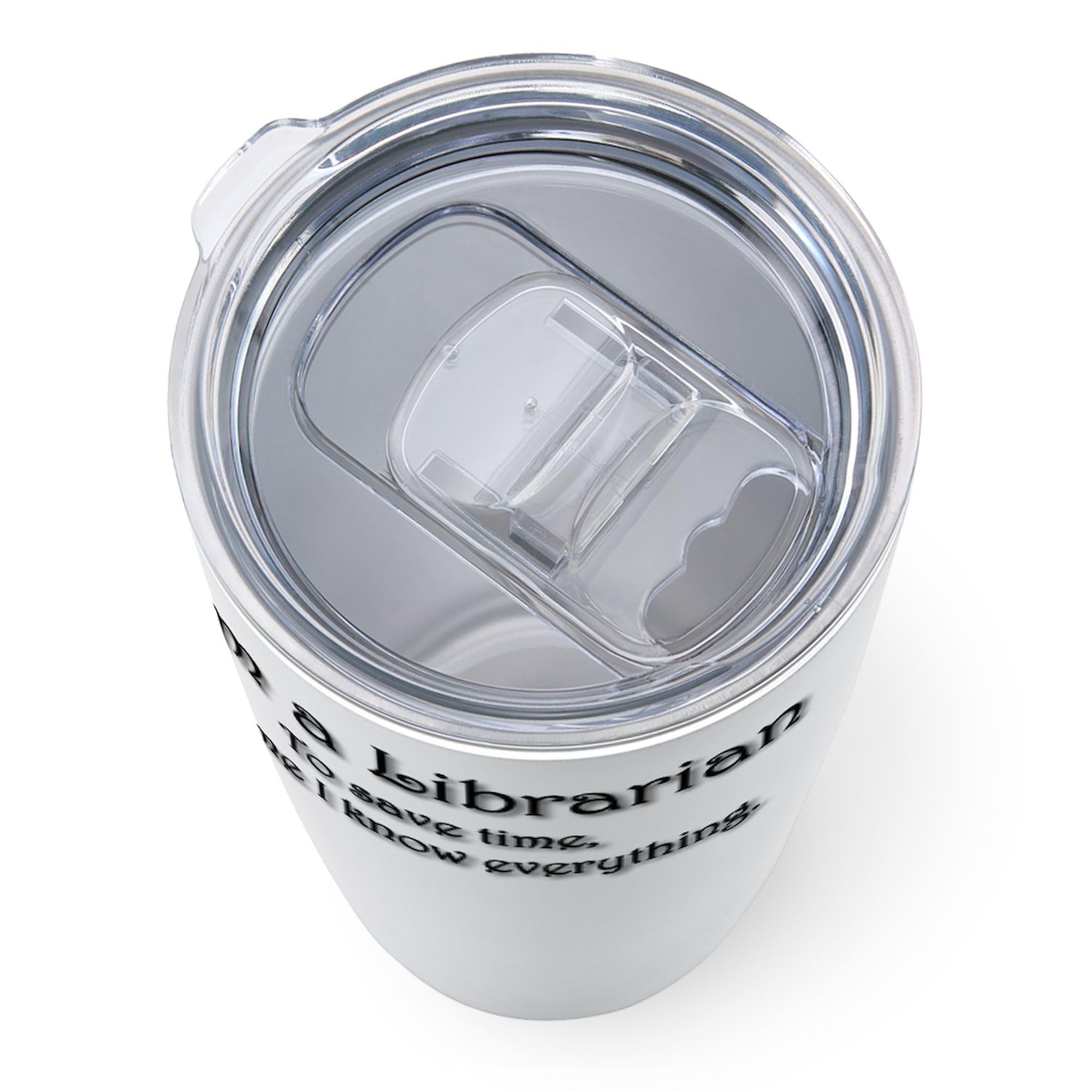 I Am A Librarian 20 oz Stainless Steel Travel Mug - Insulated Coffee Tumbler for Hot & Cold Drinks - Perfect for Library Work, Commuting & Outdoor Activities