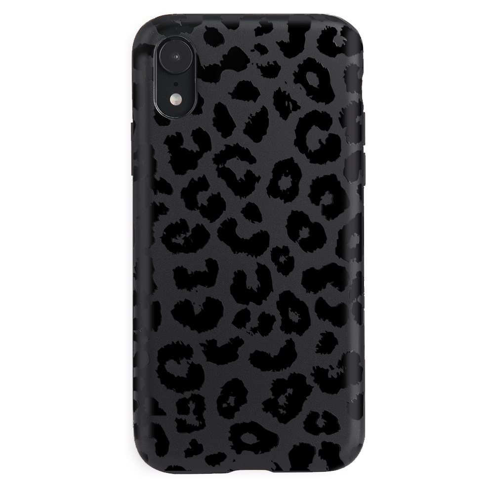 Black Leopard iPhone Case - Stylish & Durable Phone Cover for iPhone [Models] - Perfect for Everyday Protection & Fashion Statement