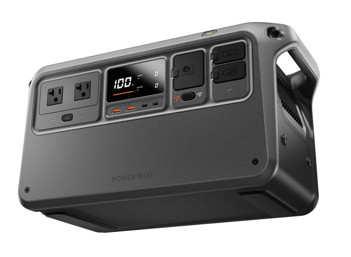 DJI Power 1000 Portable Power Station - 1000W Solar Generator for Camping, RV, Outdoor Adventures & Emergency Backup Power