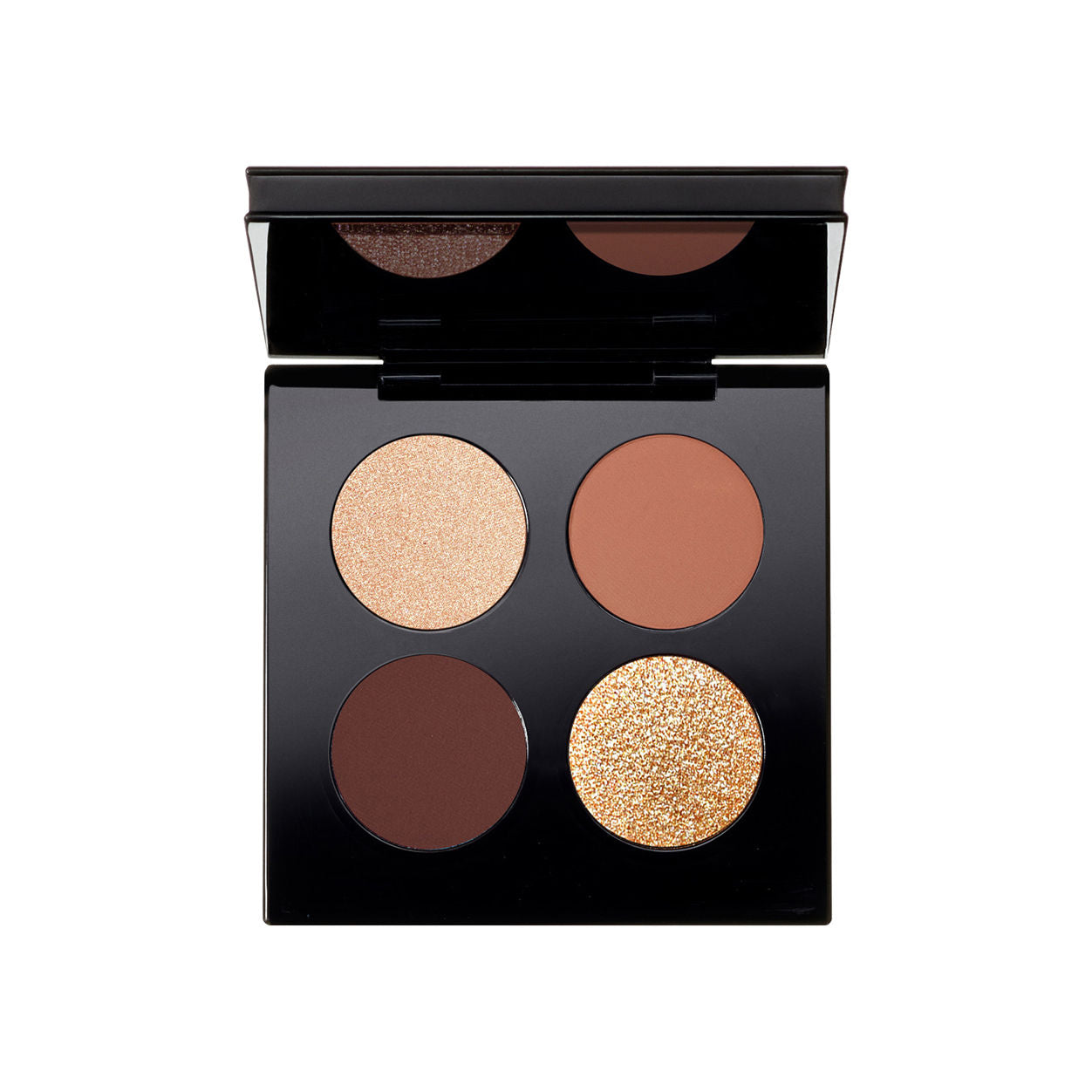 Divine Bronze Luxe Quad Eyeshadow Palette - Venusian Sunrise Shades for Day & Night Makeup Looks | Perfect for Parties, Weddings & Special Occasions