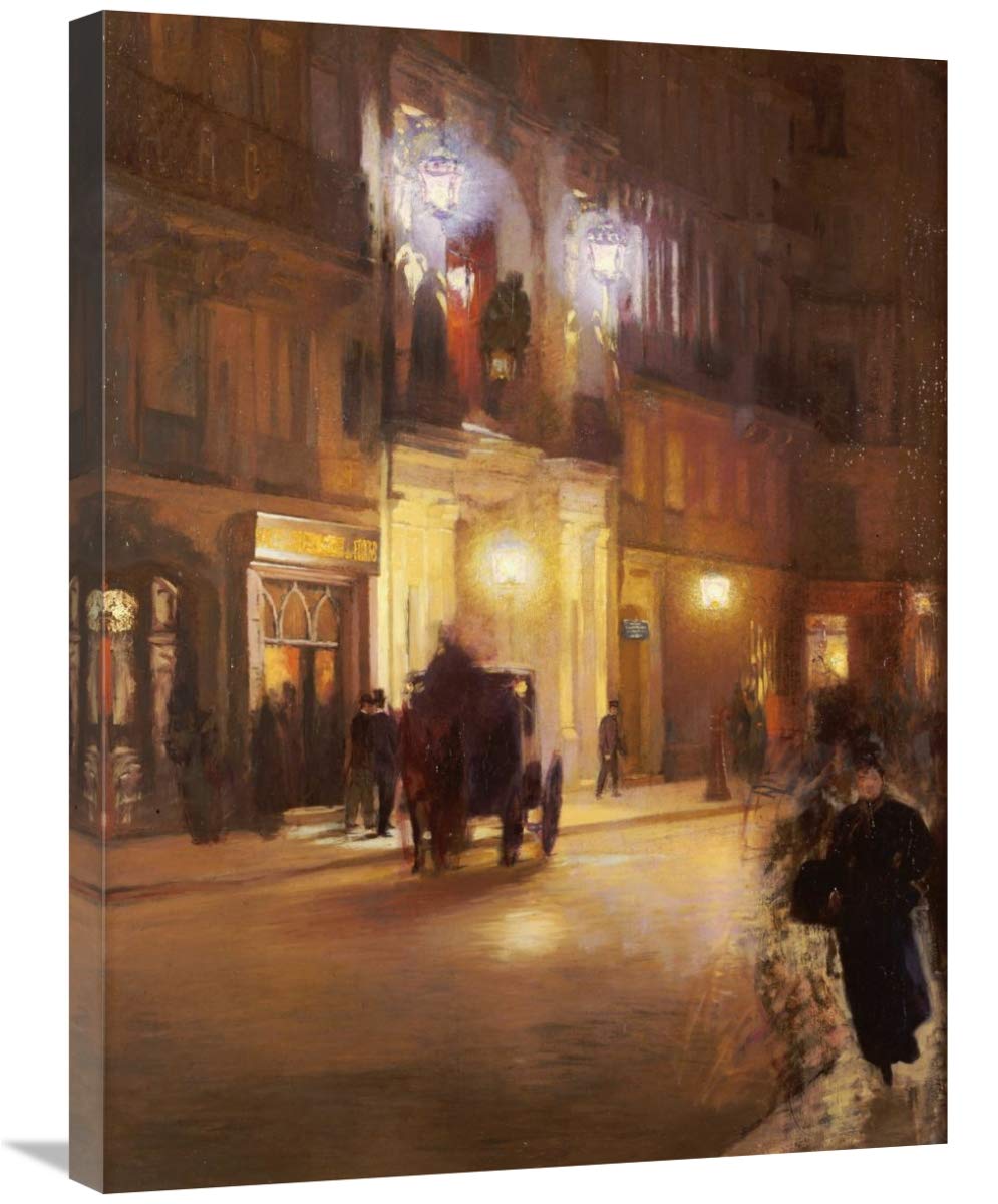 30 in. Les Folies Bergeres Art Print - French School Wall Decor | Vintage Parisian Cabaret Poster | Perfect for Living Room, Bedroom & Office Decor