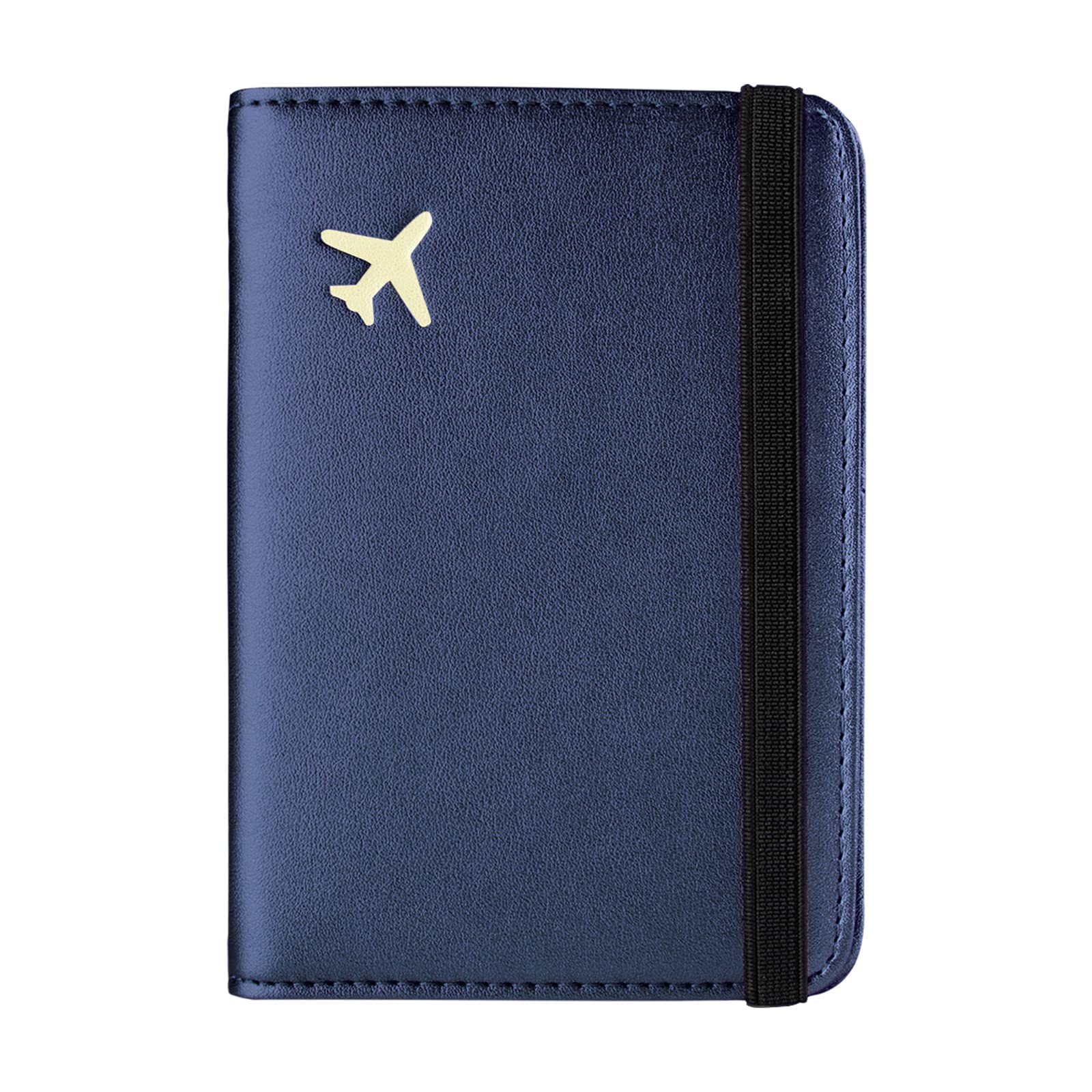 ZOPPEN RFID Blocking Passport Holder Wallet for Women & Men - Travel Document Organizer Cover Case (Blue) | Perfect for Airports, Vacations & Business Trips