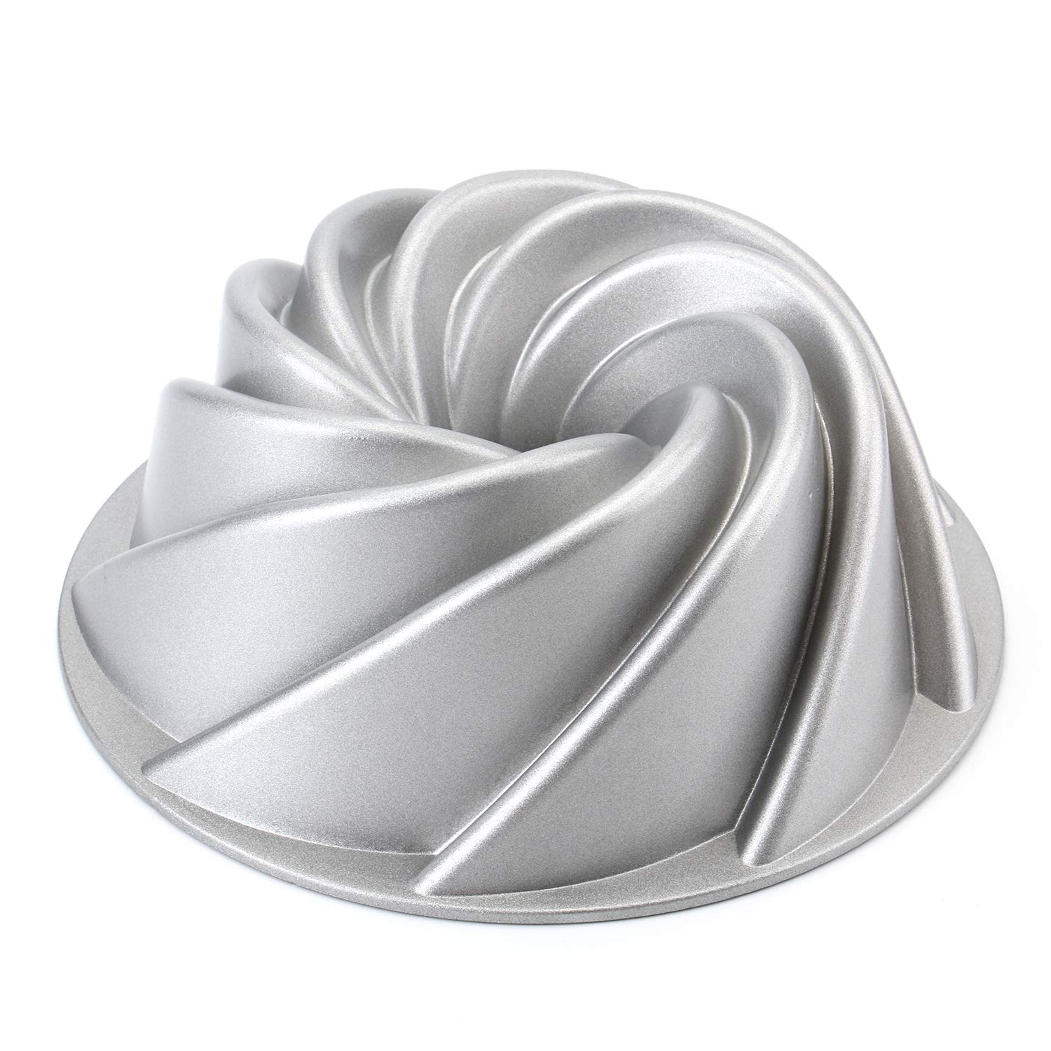 Tosnail 9-Inch Non-Stick Fluted Round Cake Pan - Heavy Duty Baking Pan for Bundt Cakes, Pound Cakes, Desserts - Perfect for Home Baking, Parties & Holiday Treats