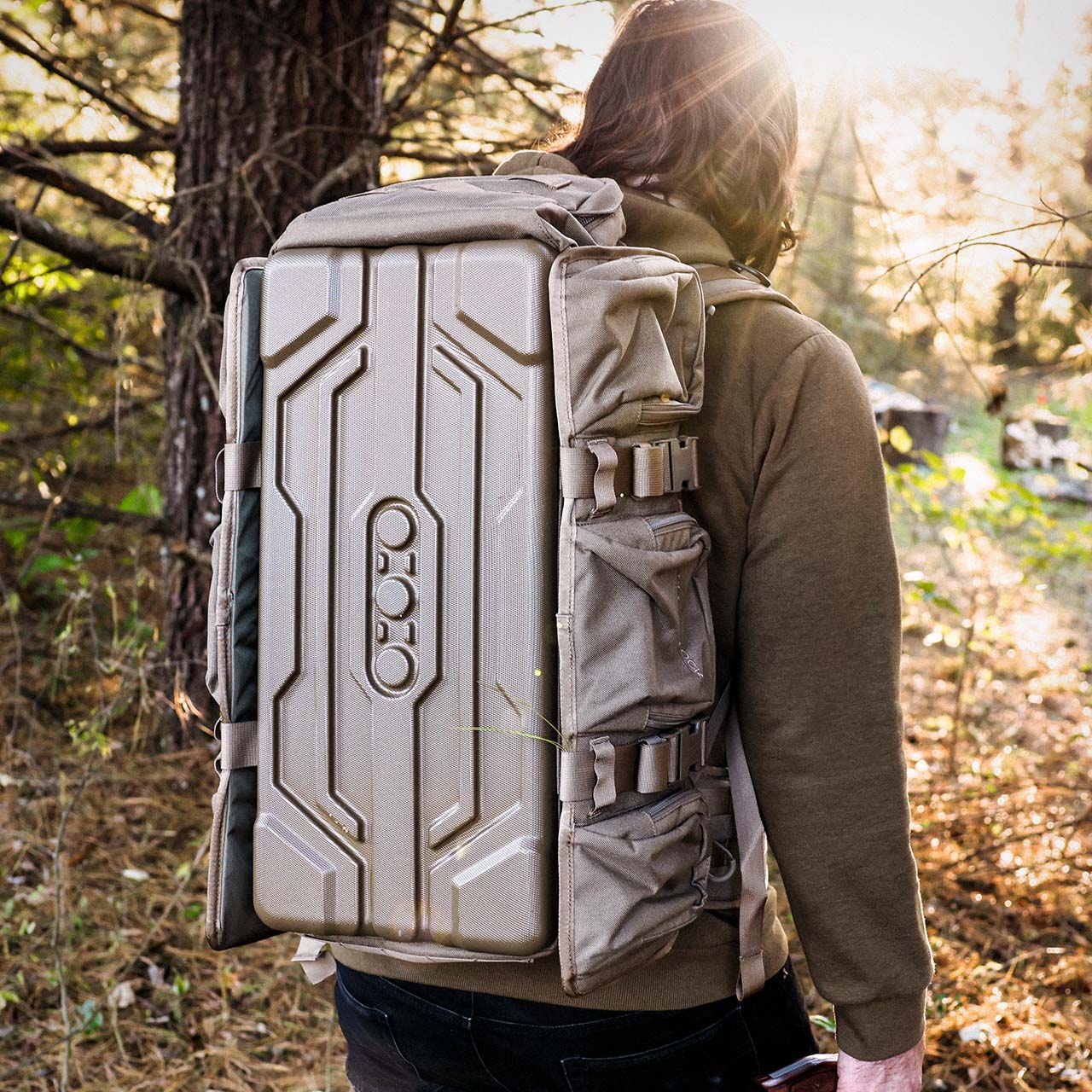 Eberlestock UpRanger Modular Backpack with Removable Pockets & Compartments - Tactical Hiking Pack for Outdoor Adventures, Hunting & Travel
