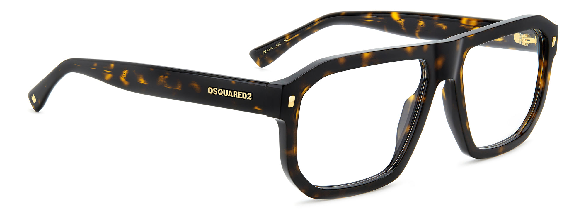 DSQUARED2 D2 0146 Sunglasses - Polarized Aviator Style for Men & Women - Perfect for Driving, Beach & Outdoor Activities