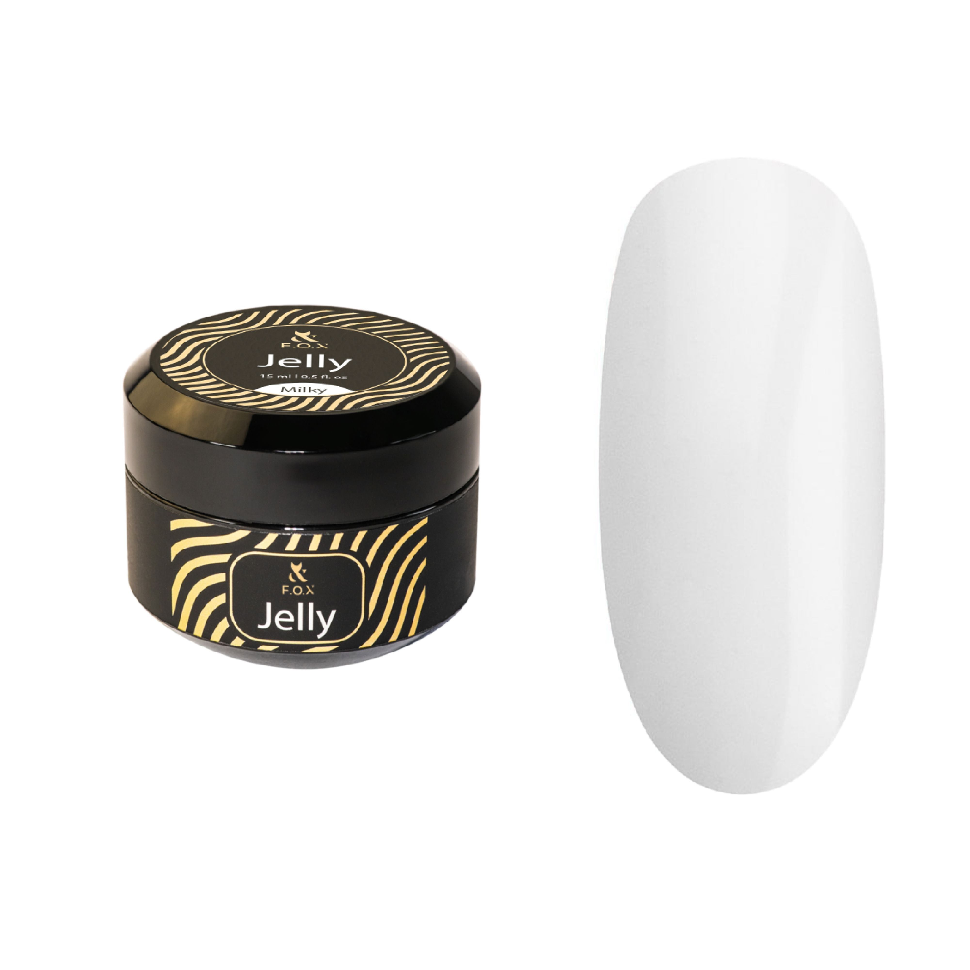 F.O.X Jelly Milky Moisturizing Lip Gloss - 15ml Hydrating Lip Balm for Soft, Plump Lips | Perfect for Daily Wear, Date Night & Makeup Looks