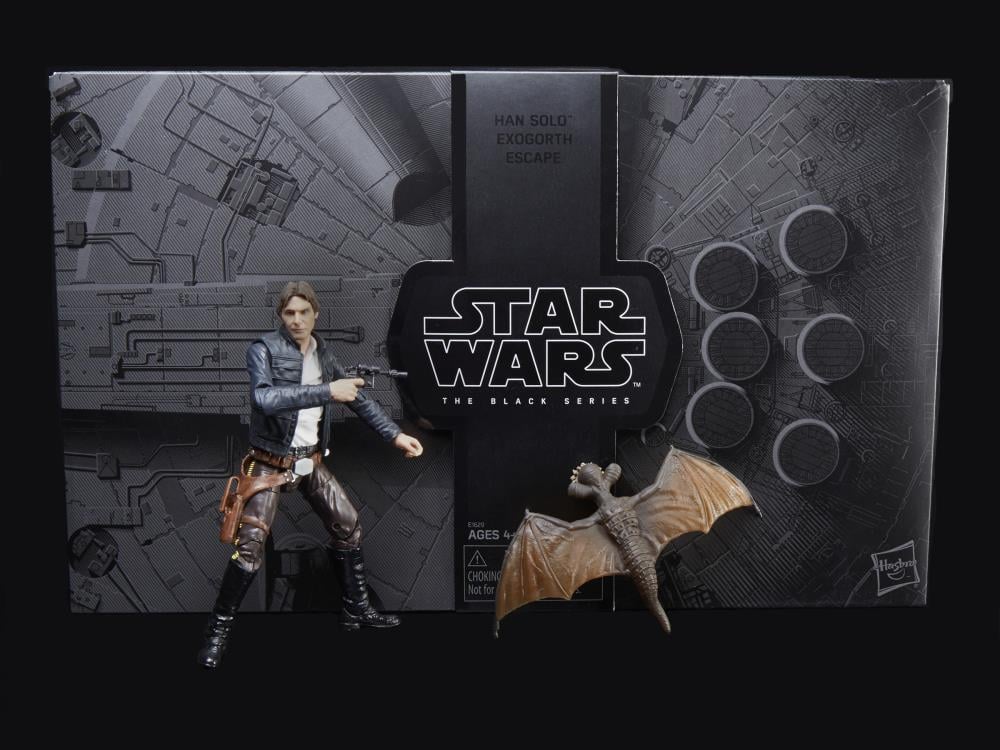 Star Wars The Black Series Han Solo Exogorth Escape Action Figure - Empire Strikes Back SDCC 2018 Exclusive Collectible Toy for Display & Gift Giving