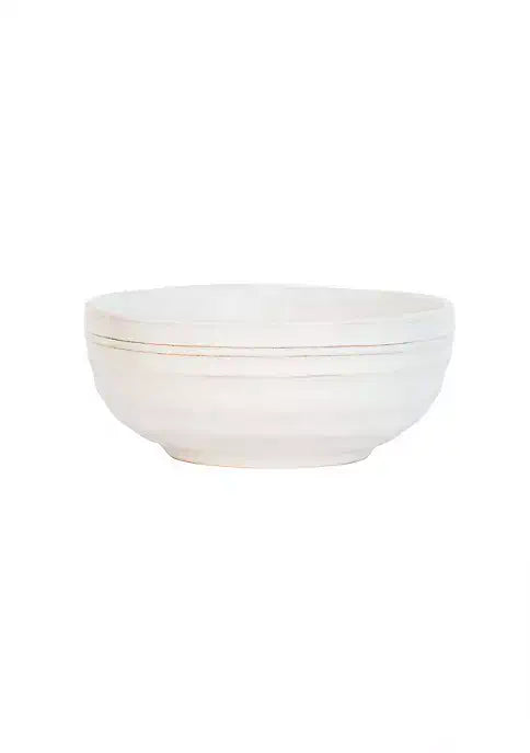 Premium Whitewash Bilbao Cereal Bowl - Durable Porcelain Breakfast Bowl for Cereal, Soup & Yogurt - Perfect for Home, Office & Restaurant Use