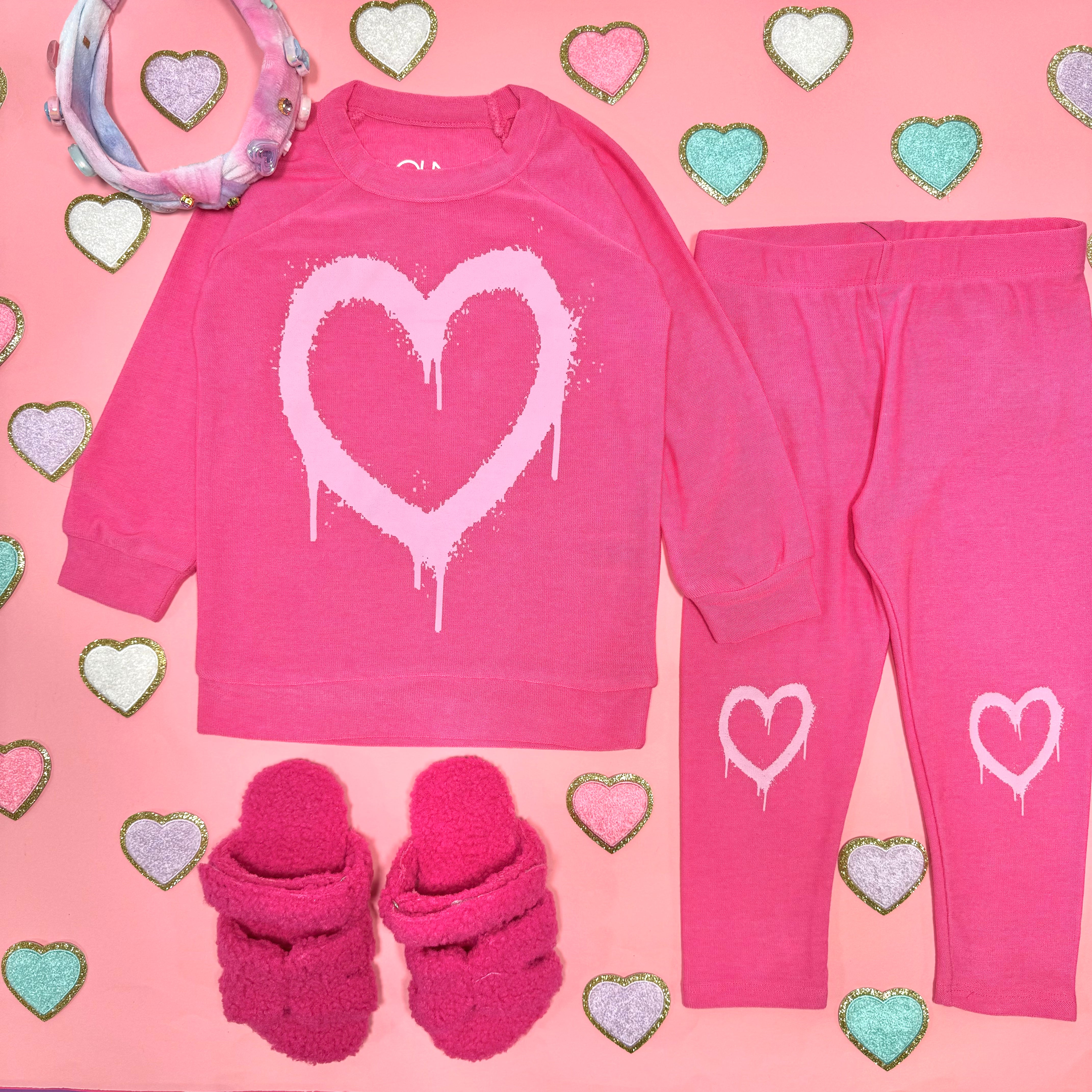 Graffiti Heart Sweatshirt - Trendy Streetwear Pullover for Women & Men | Perfect for Casual Outfits, Hip Hop Fashion, and Urban Street Style
