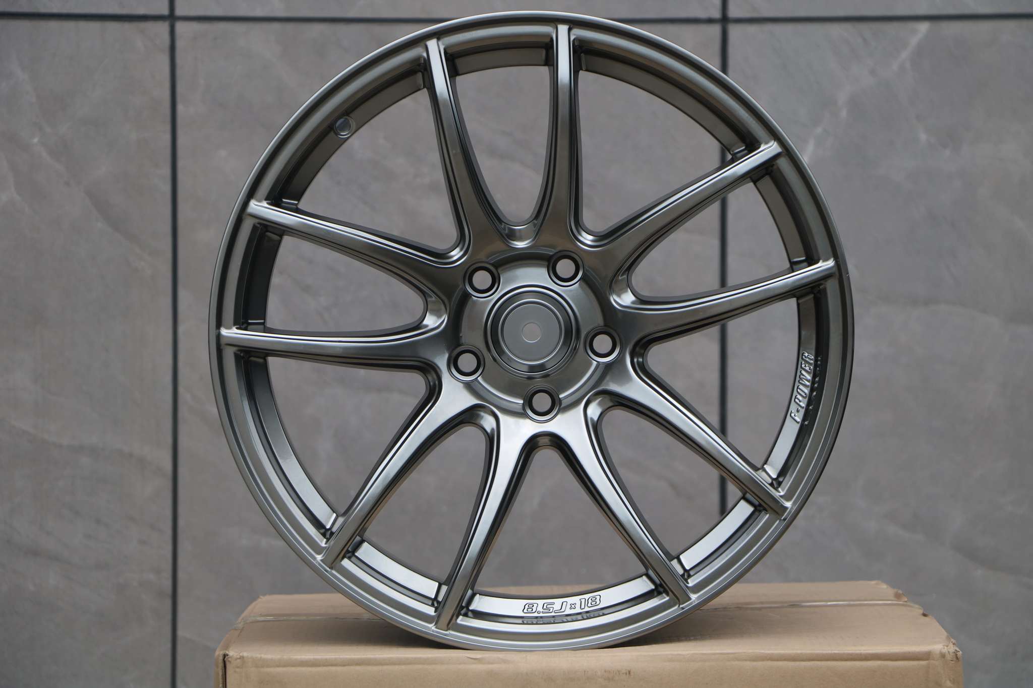 18-Inch Chrome CR Style Alloy Wheels - Lightweight & Durable for Cars, Trucks & SUVs - Perfect for Street Performance & Custom Upgrades