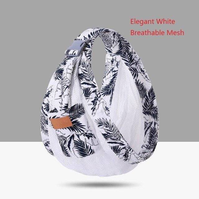 Breathable Mesh Baby Wrap Carrier - Newborn & Infant Sling for Hands-Free Babywearing | Perfect for Nursing, Shopping & Outdoor Activities