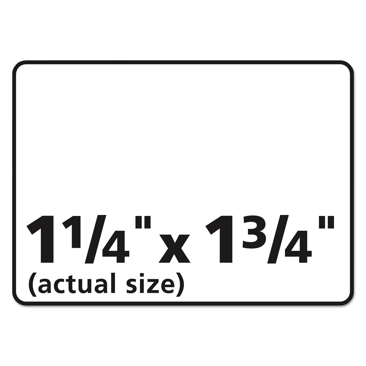 Avery® Durable Permanent ID Labels with TrueBlock Technology - 1.25